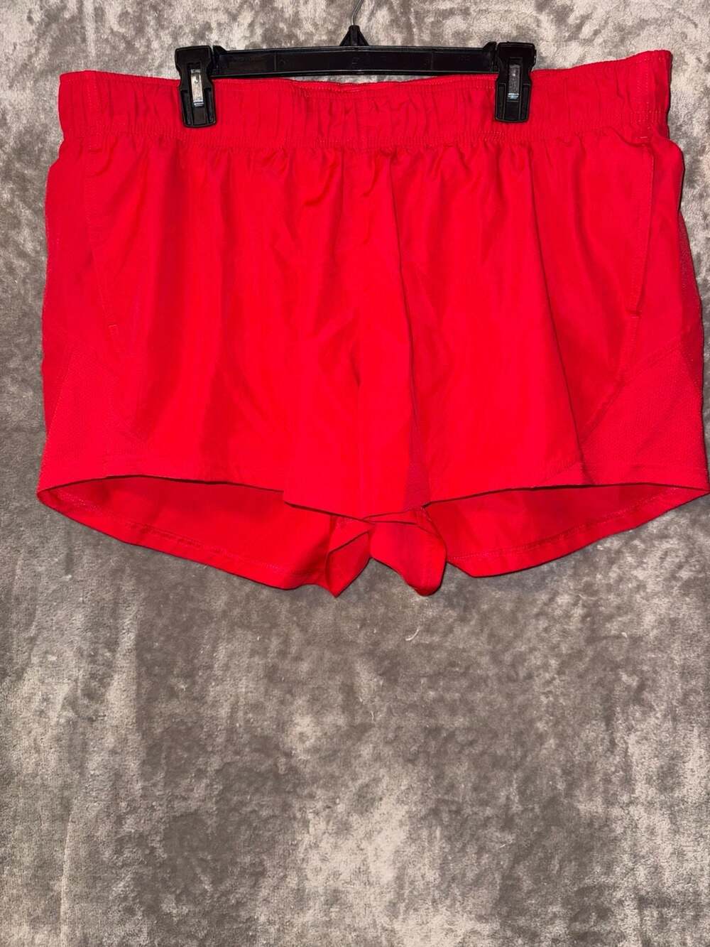 Athletic Works Women's Red Running Shorts with Liner Size XXXL (22)
